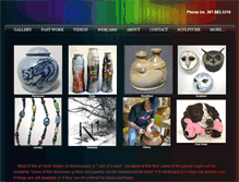 Tablet Screenshot of bluefoxgallery.com
